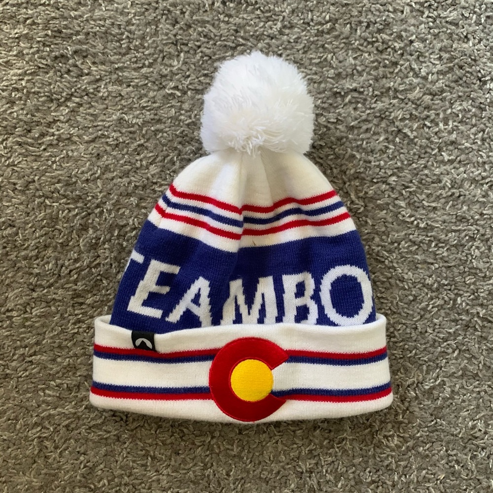 Steamboat Springs Colorado Thick Pompom Beanie
